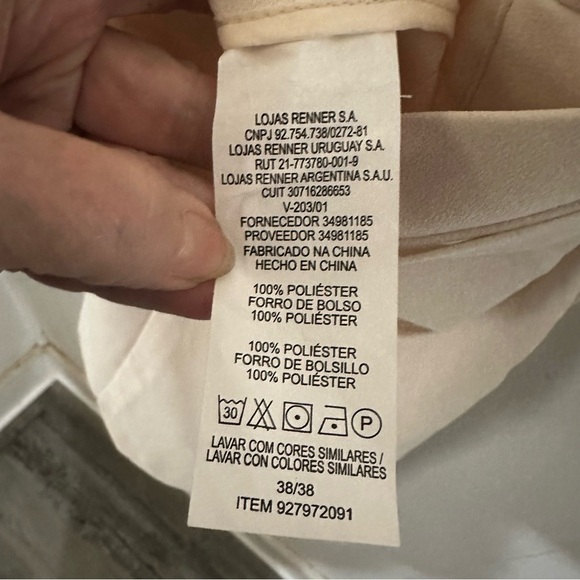 Cortelle Cream High Waist Shorts - Picture 4 of 5